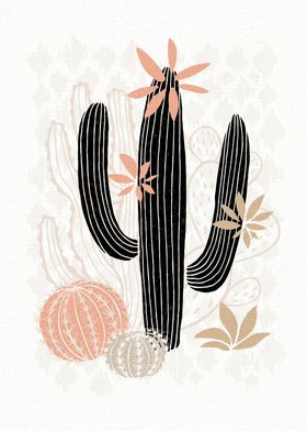 PASTEL Cactuses Succulents