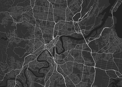Brisbane Australia Map