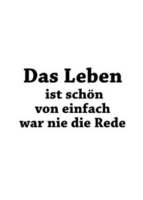 Leben ist schn