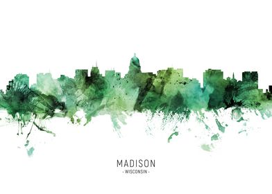 Madison Skyline Wisconsin