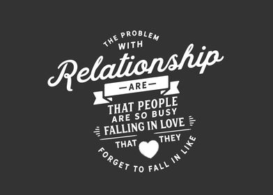 problem with relationship