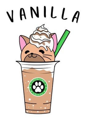 Cat pet coffee cappccino