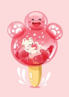 Cute Cat Lollipop