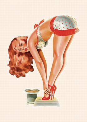 classic pin up girl designs