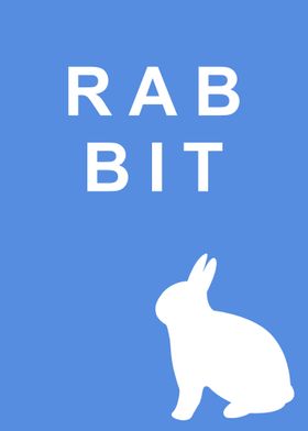 Rabbit siluet 