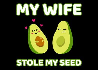 Avocado woman heart core b