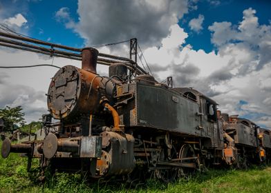 Old rusty train