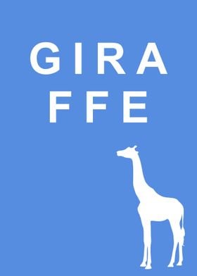 Giraffe siluet