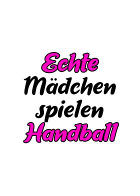 Echte Mdchen Handball