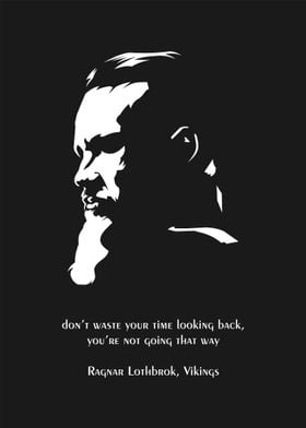 Vikings Ragnar Quotes' Poster by Ady Nue | Displate