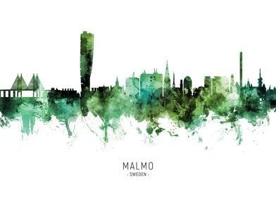 Malmo Skyline Sweden