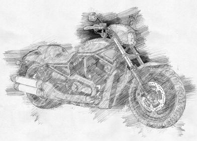 Motorcycle Sketch