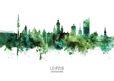 Leipzig Skyline