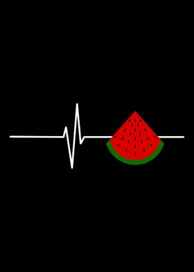 Heartbeat Love Watermelon