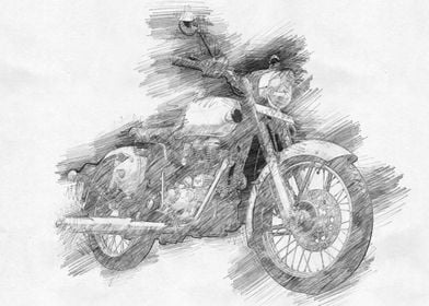 Motorcycle Sketch