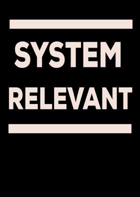 Systemrelevant