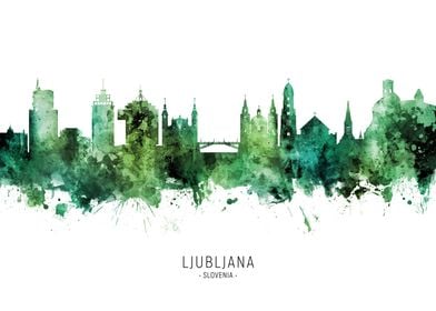 Ljubljana Skyline Slovenia