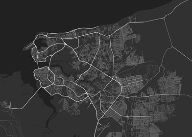 Sao Luis Brazil Map