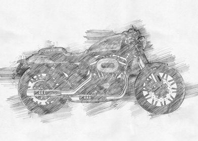 Motorcycle Sketch