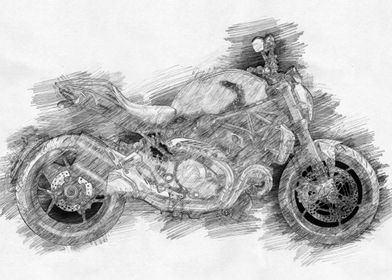 Motorcycle Sketch