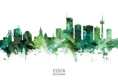 Essen Skyline Deutschland