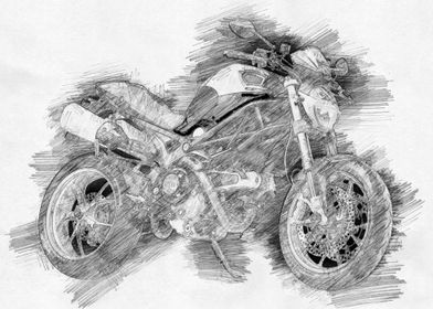 Motorcycle Sketch