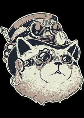 steampunk cat 