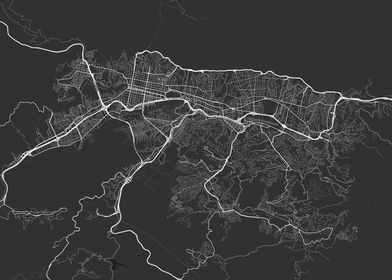 Caracas Venezuela Map