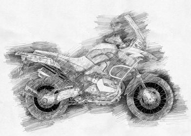 Motorcycle Sketch