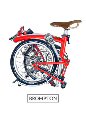 Brompton folding bike