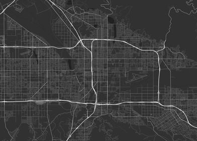 San Bernardino USA Map