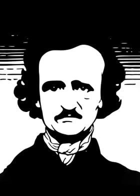 Edgar Allen Poe portrait 