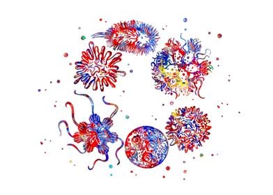 Human viruses and microbes