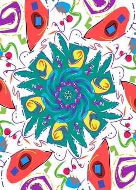 colorful abstract motifs