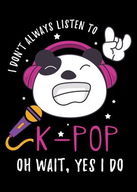 KPOP Fan Panda