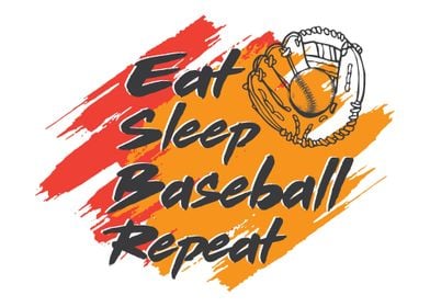 Eat Sleep Repeat Baseball