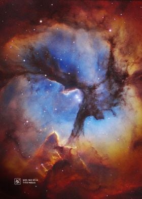 Trifid Nebula M20 NGC 651