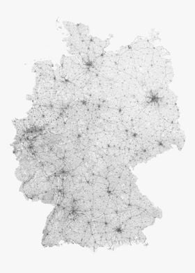 Roads of Germany Map