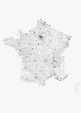 Roads of France Map