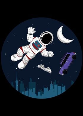 Weightless Astronaut