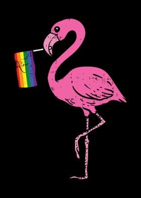 Flamingo LGBT Flag