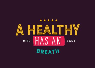 an easy breath