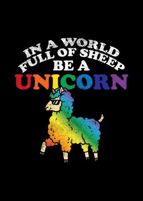 World Sheep Unicorn LGBT