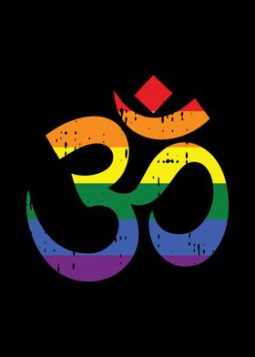 Om Aum Symbol Yoga LGBT