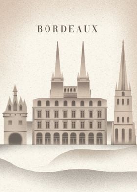 Bordeaux City Poster