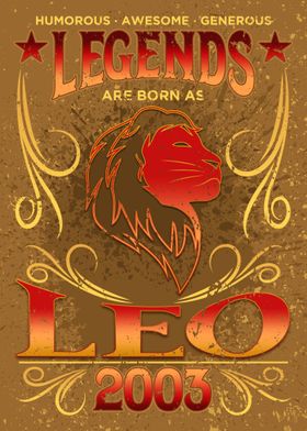 Born As Leo 2003 Gift