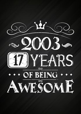 17 Years Of Being Awesome