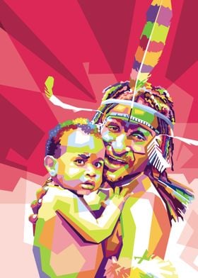 Papuan Traditional Tribe