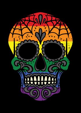 Sugar Skull LGBT Pride