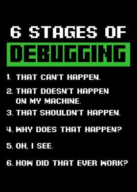 6 Stages of Debugging Bug 